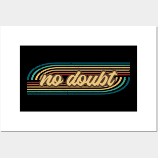 no doubt retro stripes Posters and Art